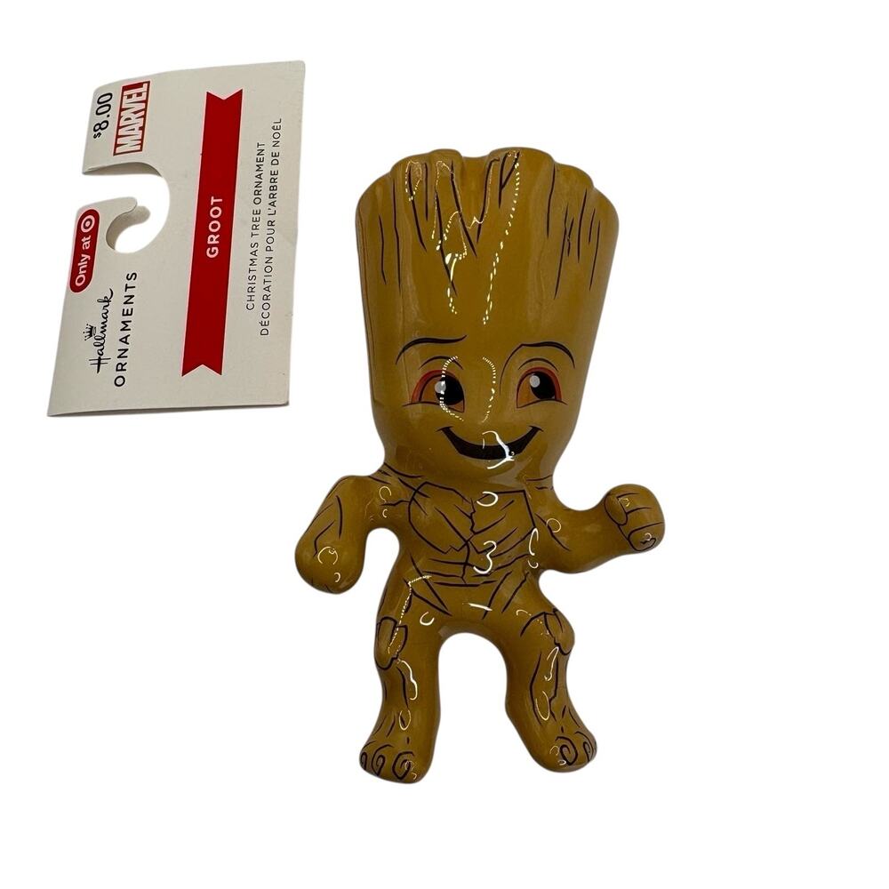 Hallmark Marvel Groot Christmas Tree Ornament Target Exclusive w/ Tag 4”